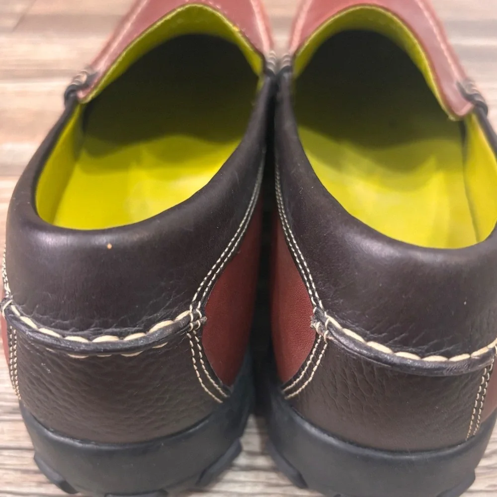 Cole Haan Driving‎ Loafers Mens 10 B Mahogany Brown Excellent Waterproof D18042
